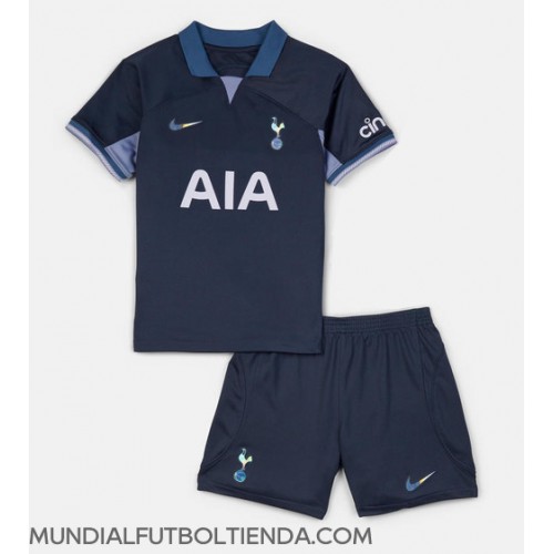 Camiseta Tottenham Hotspur Segunda Equipación Replica 2023-24 para niños mangas cortas (+ Pantalones cortos)